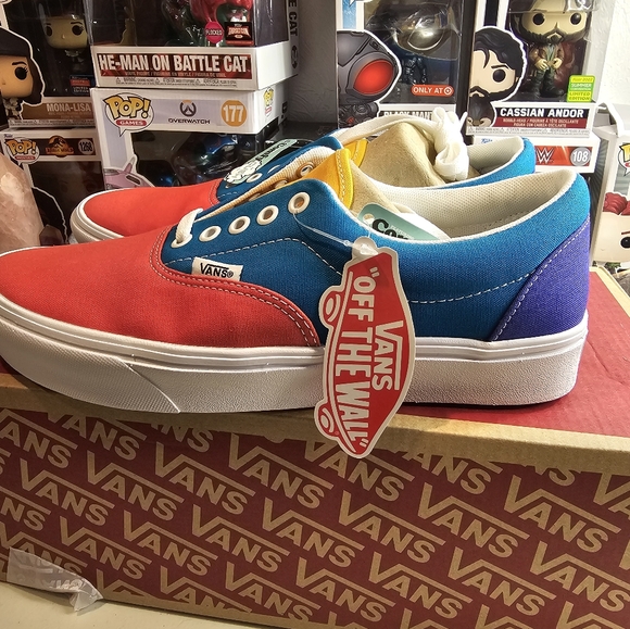 Vans Comfycush Era Multiblock Multi/Tr Wht - Picture 4 of 7